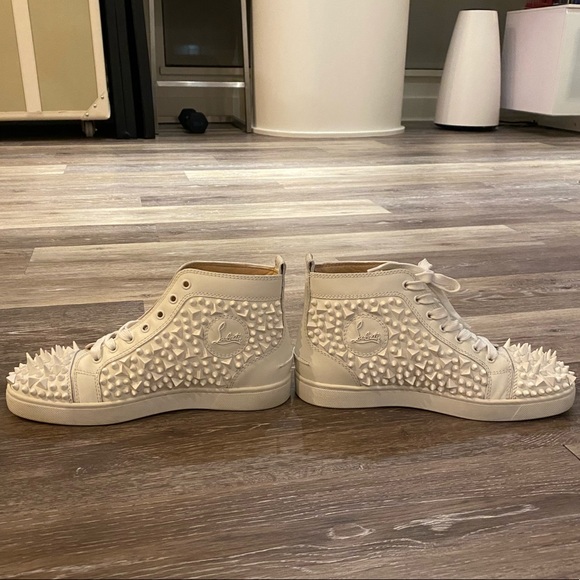 Christian Louboutin Pik Piks. White. - Picture 2 of 5